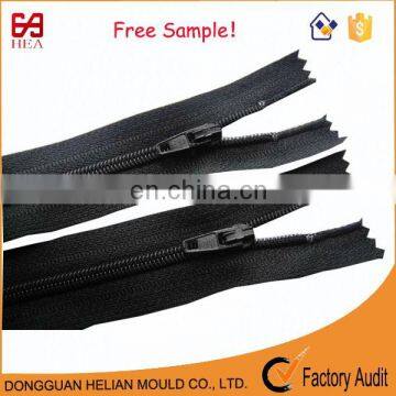High Quality #5 Black Polyester Finished Zipper With Coil Tape for Garments photo-2