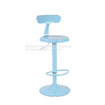 ZX-1604 Metal High Swivel Barstools Chair High Chairs For Bar Table