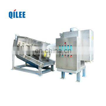 City mixed raw sewage solid separator stacked sludge dewatering machine