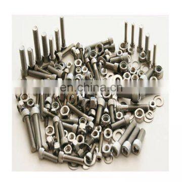 custom cnc turning milling non-standard 304 316 stainless steel m25 hexagon bolts nuts