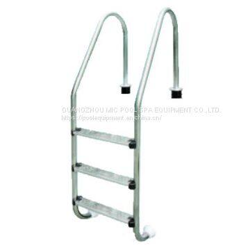 two or three steps pool ladder, swimming pool stainless steel ladder