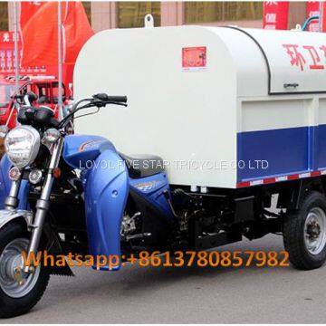 gasoline tricycle cargo loader lovol three wheeler waste management 3 CBM