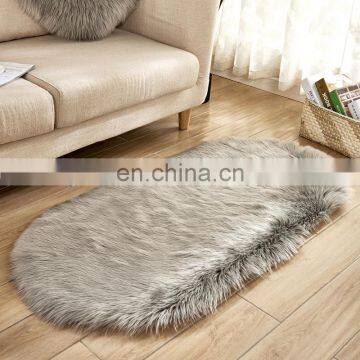 Hot sale Pure Sheepskin Plush Fur Rugs carpets for decoration