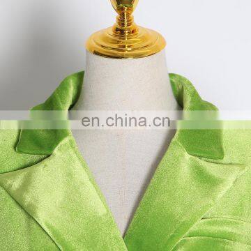 TWOTWINSTYLE Elegant Notched Long Sleeve Pocket Women's Blazer photo-4