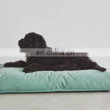 Washable Dog Bed Cushion Soft and Comfortable Fabric Dog Mat With Blanket photo-2
