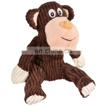 wholesale designer hot interactive large stuffed plush monkey squeaker pet dog toys