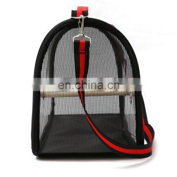 Bird Travel Takeaway Travel Cage PVC Transparent Breathable Bird Cage Parrot Handbag photo-5
