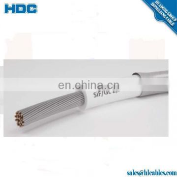 Shipbuilding 180degree SiF/GL silicone rubber cable 2.5mm2 class5 tinned copper codnuctor factory price