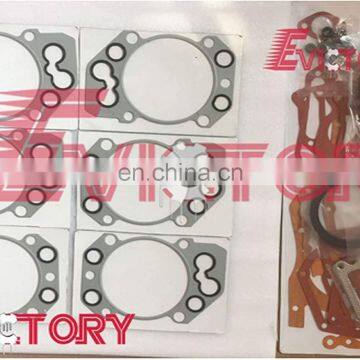 for Komatsu S6D125E S6D125 Main Conrod Bearing Full Gasket Bearing Set photo-3