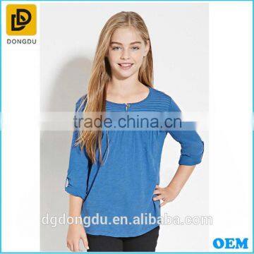 Wholesale Eco-friendly cotton kids blouses