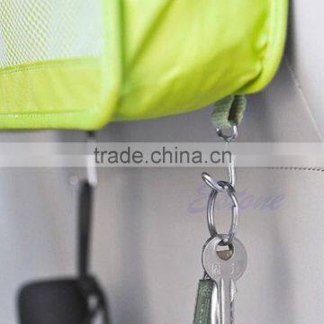 Green Car Seat Back Multifunction Travel Pocket Storage Bag Hanger Holder Organizer photo-4