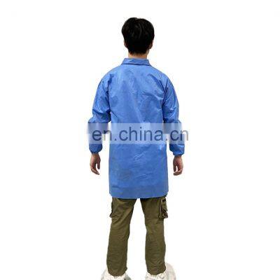 Customized sterile waterproof long sleeves  Personal medical reusable Isolation disposable lab protective coat