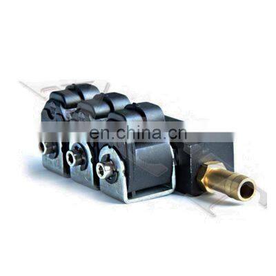 Injector Rail 3 cylinders CNG LPG auto gas conversion 5th generation gas injection nozzles 2 ohm 3 ohm