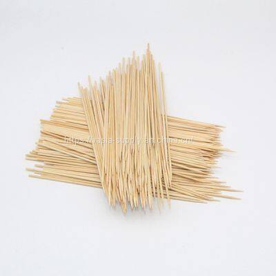 10 inch Bamboo Skewers Sticks for BBQ, Kabob, Grilling, Barbecue, Kitchen, Roasting, Marshmallows, Plant Stakes