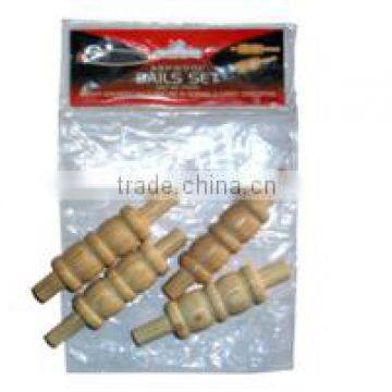 Wooden Ashwood Bails set4pcs