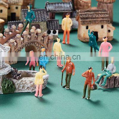 Landscape Layout plastic scale model human figures, model figures