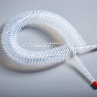 Transparent Fluroplastic PFA sprial tube PFA coil tube