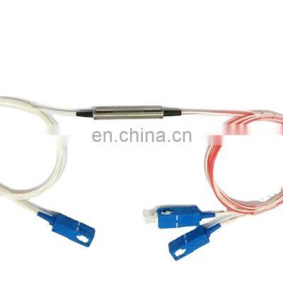 Factory Supply WDM 1310 / 1490 / 1550nm Fiber Optic Coupler, Optical Fiber Splitter Loss wdm optic transport