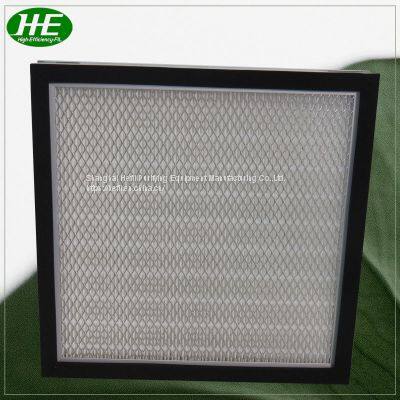 Aluminum Alloy or Metal Frame Mini- Pleats HVAC Panel HEPA Air Filter