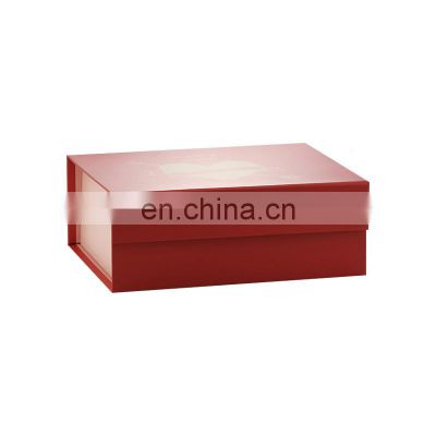 Customize magnet flap open luxury festival gift packing box with magnetic lid