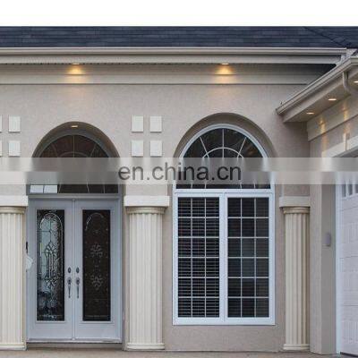 arch aluminum window half moon shape window