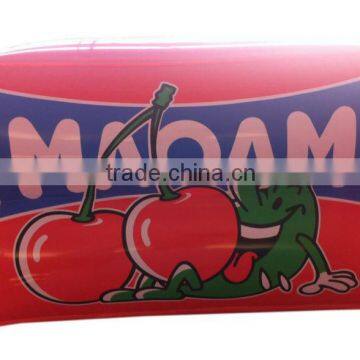 Red pvc inflated pillows cartoon beach pillow for swimming toy pillow                        
                                                Quality Choice