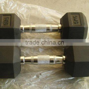 Hex Rubber Dumbbell TZ-3001