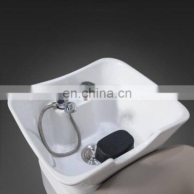 Salon Furniture Beauty Shampoo Basin Backwash Unit Lay Down Shampoo Chair Hair Washing Bed For Hairdressers photo-4