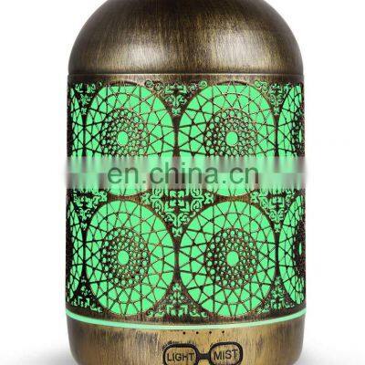 300ml Iron Cool Mist Home Hotel Office Spa Yoga Diffusers Machine For Essential Oils Metal Diffuser photo-2