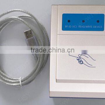 HSY-U181W Power on USB Cable Desktop Simple Driver USB Emv Smart Card Reader and Writer photo-2
