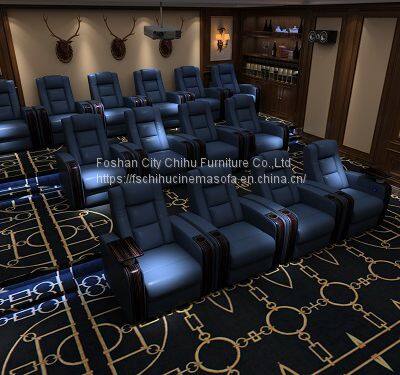 High Class Vip Hall Home Theatre Seat 3D Cinema Recliner Sofa