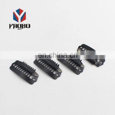 Customize Human Hair Extensions Clips In Straight Hair Extension Wig Clips Accessories photo-4