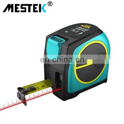 Mestek High Accuracy Good Quality Laser Digital Tape Measure Durable Using Low Price 2 in 1 Laser Tape Measurer Millimeter photo-2