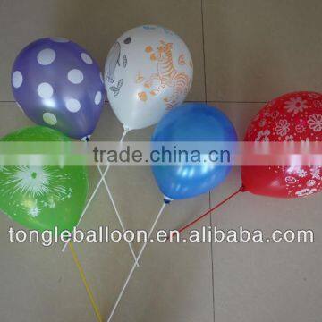 OEM latex beautiful balloons with patterns