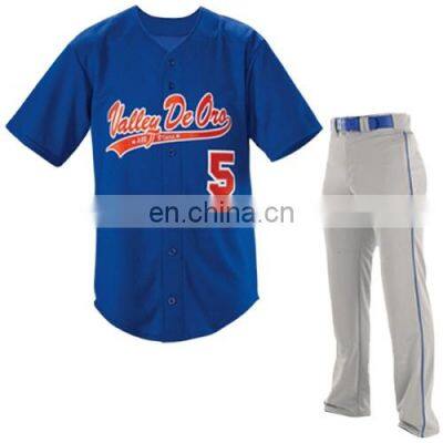 OEM ODM high quality sublimated baseball jersey sublimated baseball uniforms baseball uniform