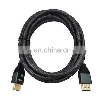 Good Quality Customized 2m Braided High Speed 8K Hdmi 2.1 Cable