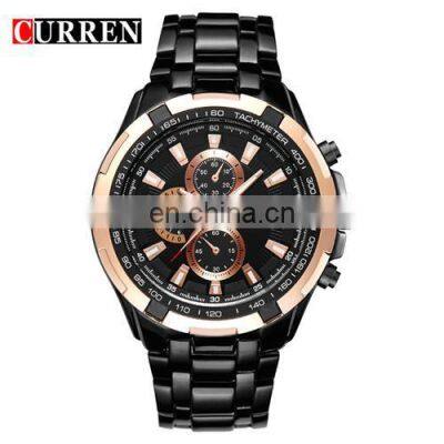 CURREN Casual Business Waterproof Quartz Steel Band Men's Watch
