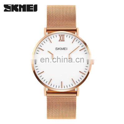 1181 skmei Hot Style Minimalist Watches For Men Leather Steel Band Fashion Factory Direct Sale Lady Quartz Wristwatch