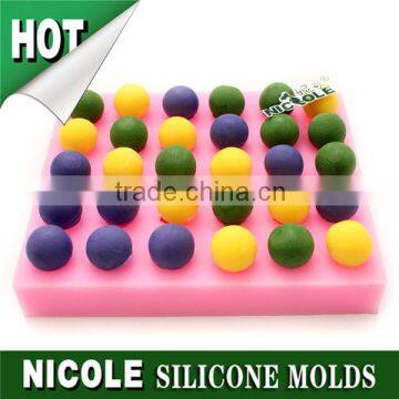 Nicole gummy candy silicon molds