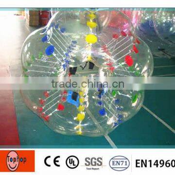 Factory price human inflatable bumper ball, bubble soccer football for sale