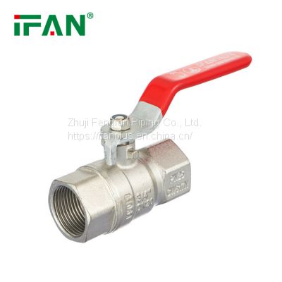 IFAN Heat Resistant Ball Valve Customized Manual 1 Inch Brass Ball Valve