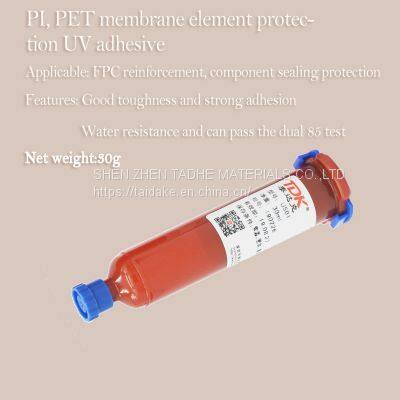 PI PET Film FPC Reinforcement Water Resistant UV Adhesive Polyimide Chip Protection Sealing UV Adhesive UV Curing Adhesive photo-4