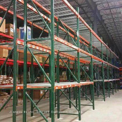 American Type Industrial Warehouse Storage Heavy Duty Teardrop Pallet Racking photo-4
