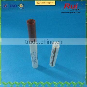 double PE tube for lip gloss and gel,two in one PE tube