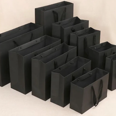 Free Sample Bespoke 100% Recycled Restaurant Food Delivery Take Out Packaging Paper Bag photo-2