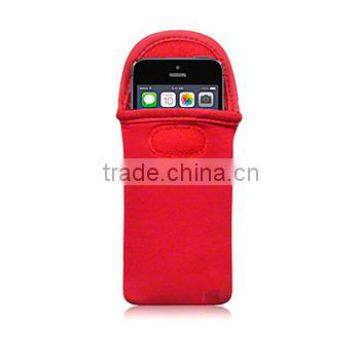 hook and loop cell phone pouch, neoprene material, waterproof, fast samples, factory price, supplier