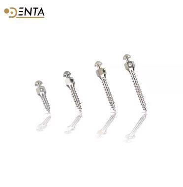 Dental Orthodontic Mini Implant Micro Screws Titanium Alloy Implant Screwdriver Screw Snail 1.4/1.6/1.8/2.0mm x 6/8/10/12mm