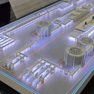 Bread production line sand table model manufacturer