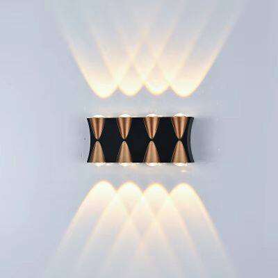 Modern Exterior Light Led Porch Lights Outdoor up Down Hallway Waterproof Wall Washer Lamp for House Villa Entryway Corridor
