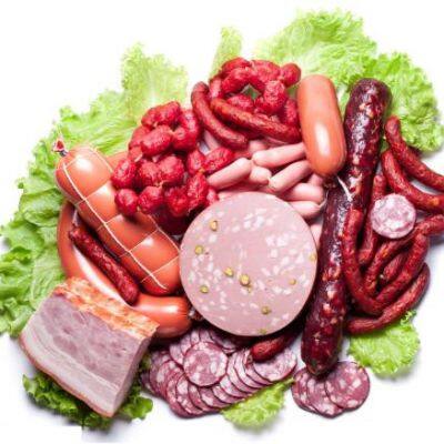 Shanghai Factory Industrielle Wurst-Vakuumfüllmaschine, Räuchergerät für Fleisch und Fisch, Wurstproduktionslinie